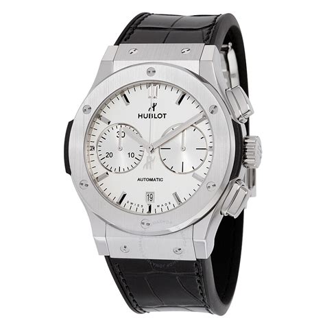 hublot classic fusion chronograph titanium white|Hublot classic fusion price.